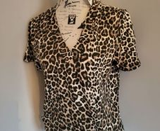 animal print long tshirt