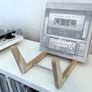 Solid Ash Record Display Stand Image 2