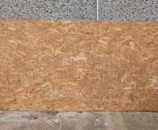 Sheet of osb plywood
