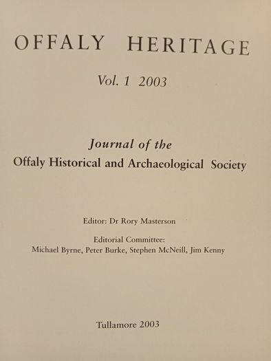 Offaly Heritage. Volume 1