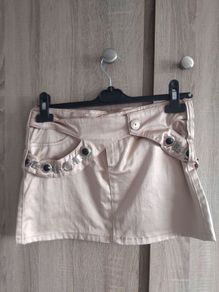 satin look skirt never worn size s