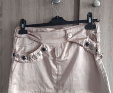 satin look skirt never worn size s