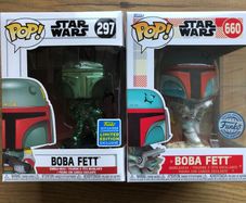 Funko Star Wars: Boba Fett Exclusives Bundle (Chrome & Retro)