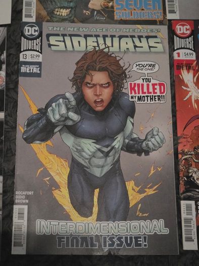 Sideways DC Metal Comics