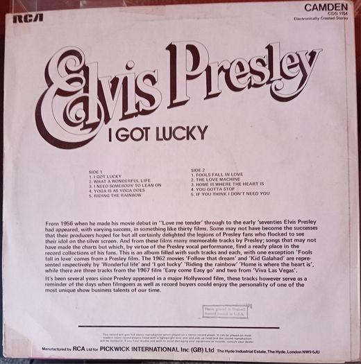 Elvis I Got Lucky CDS-1134