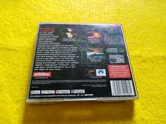 Star Trek invasion PlayStation1 Ps1 PlayStation 2 ps2 games Original