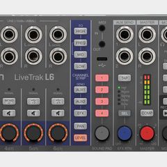 Zoom LiveTrak L6 audio mixer and multi track recorder
