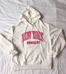 White/Pink hoodie
