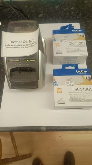 Brother QL570 Label Printer +Rolls