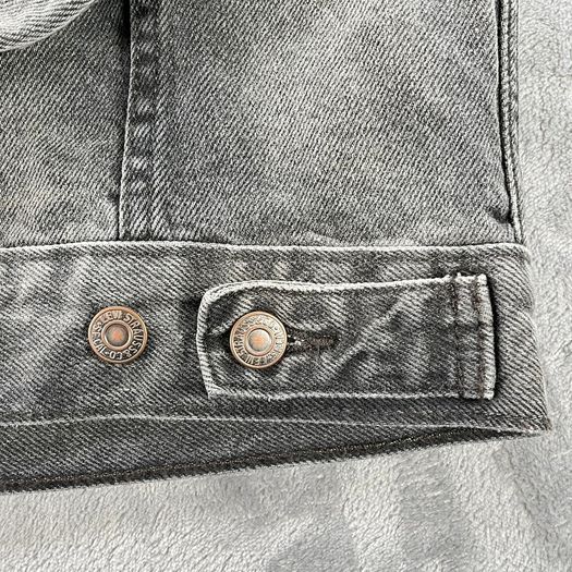 Levis Mens Trucker Denim Jacket Black Washed Type III Size S