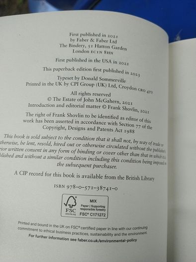 The Letters of John McGahern