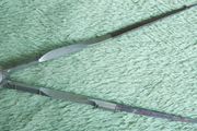 Antique Victorian  Divider Navigation Steel Needle Points.