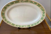 Arklow 1950 s green Dragon rare find large 16 inch platter