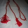 Red & Gold Cord with Tassles for Sale Image 2