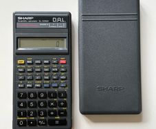 Vintage Sharp EL-531GH Scientific Calculator with Hard Case-Fully Working