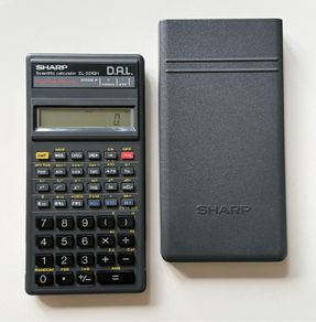 Vintage Sharp EL-531GH Scientific Calculator with Hard Case-Fully Working