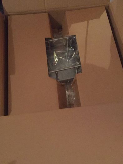 endon satin chrome ceiling light. 8 x20watt  bulbs. Lamps included. . See all photos. New in box.