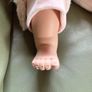KNIGHTSBRIDGE Collection Heirloom Large collectible limited edition porcelian baby doll with bear Image 5