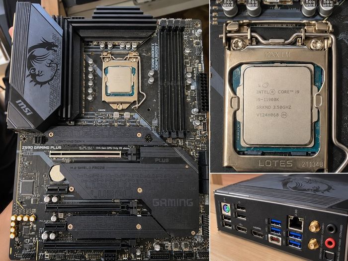 MSI Z590 Gaming Plus + Intel Core i9-11900K Bundle