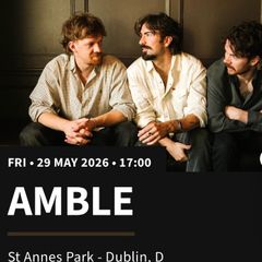 Amble Tickets 29th May