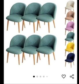Brand New 6 Grey Chair Covers
