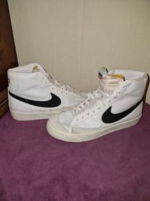 Nike White Blazer Mid runners size 6.5