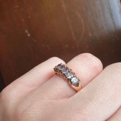 10ct Gold Iolite Eternity