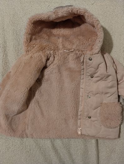 Warm Cosy Fleece Lined Hooded Jacket