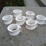 7 Porcelain Napkin Rings Image 2