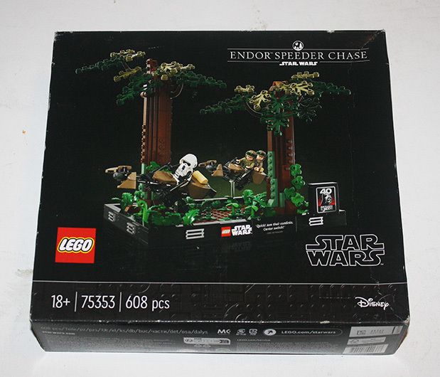 Star Wars 75353 chase on Endor - diorama