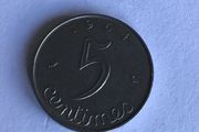 1964 France coin 5 Centimes