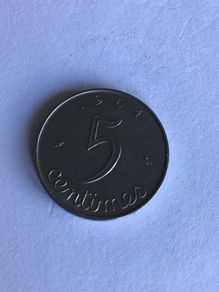 1964 France coin 5 Centimes