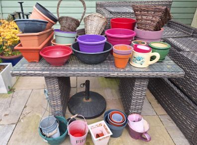 Selection of Planters and pots