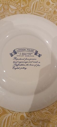 Staffordshire plate