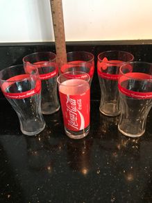 Vintage Coca-Cola glasses
