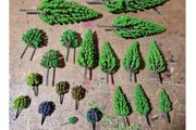 New Model Trees Pack J: ( Hornby Bachmann MicroScalextric wargames Scenic Lima Scalextric )