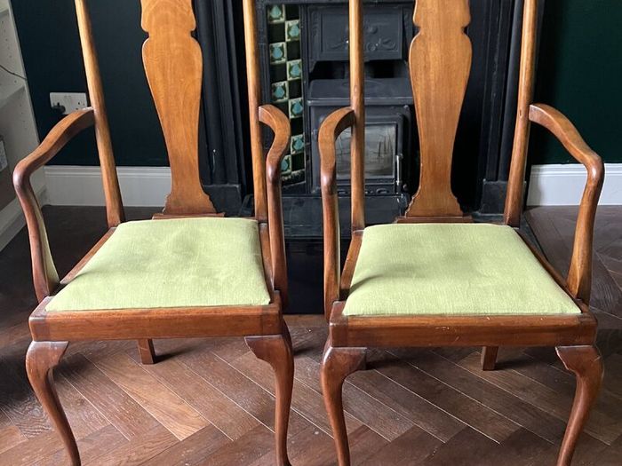 Mid century extendable dining table and chairs