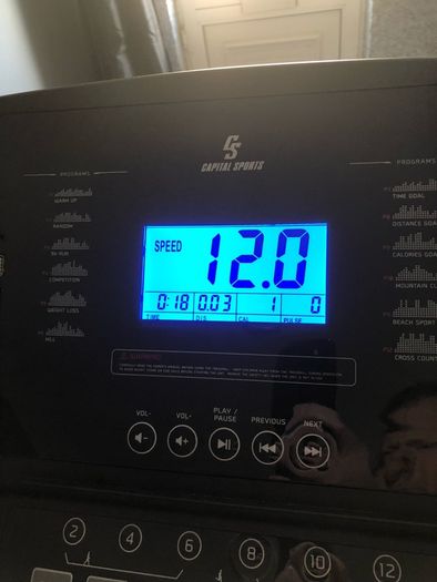 Cs capital sports treadmill