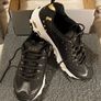 Skechers Women's D'Lites Black with Gold Trim Size UK 5 Eur 38 BNIB Image 2