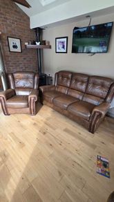 3 seater couch and 1 armchair