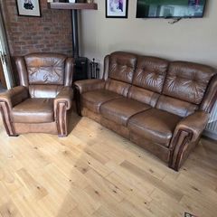 3 seater couch and 1 armchair