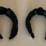 Dark Green Sequin Knot Headbands Image 2