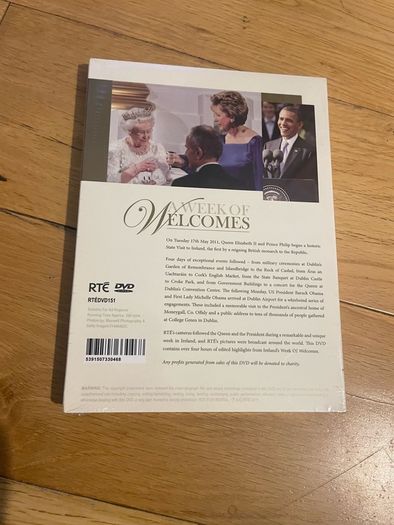 A week of welcomes sealed dvd