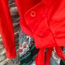 Vintage Red floral maxi 1970s Shirt Dress, hippie boho Retro, button & zip fastening Size Small maybe Medium( check measurements) Postage included Image 5
