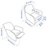 Ikea Ekolsund Recliner Armchair Image 3