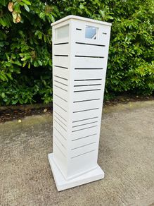 Spinning White Shop Retail Display Stands - Large Quantity Available