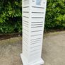 Spinning White Retail Display Stands - Slat Wall Design Image 2