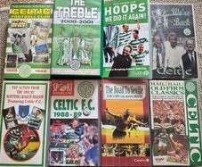 Glasgow Celtic VHS x 7 + 1 double tape