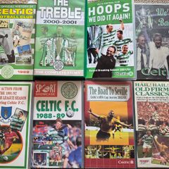 Glasgow Celtic VHS x 7 + 1 double tape