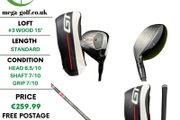Titleist GT3 #3 Wood 15 Degree / Tensei 1K Red 65 Stiff